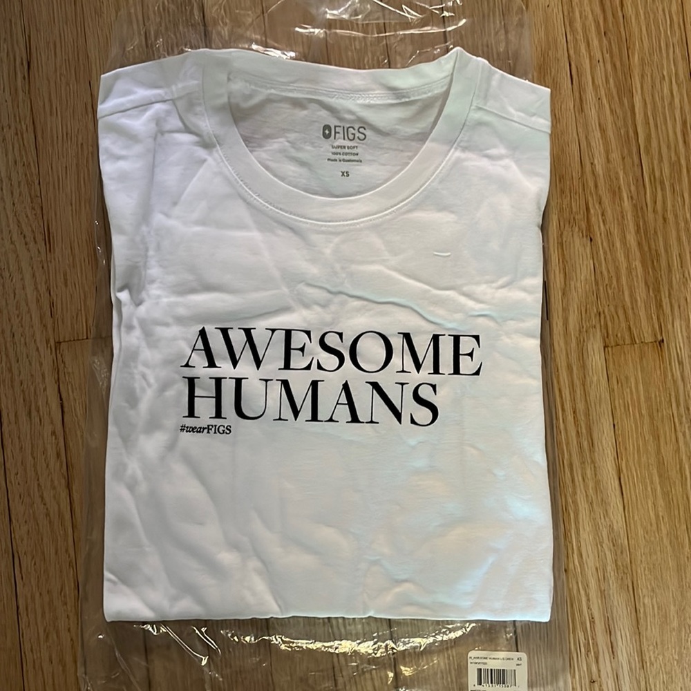 Long sleeve figs scrubs underscrub shirt. Awesome humans XS